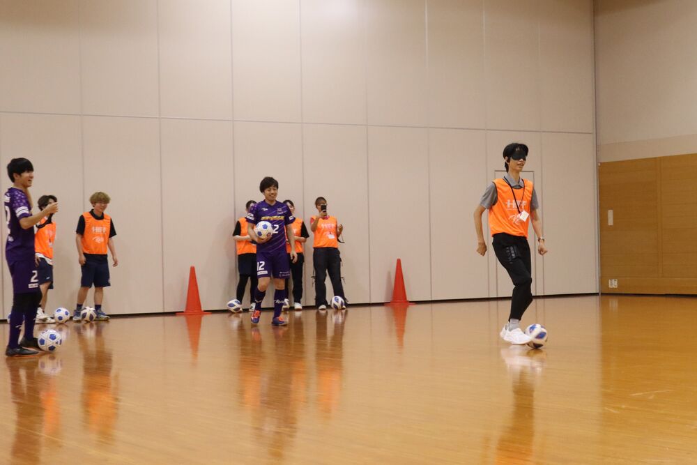 <p>ブラインドフットボール</p>